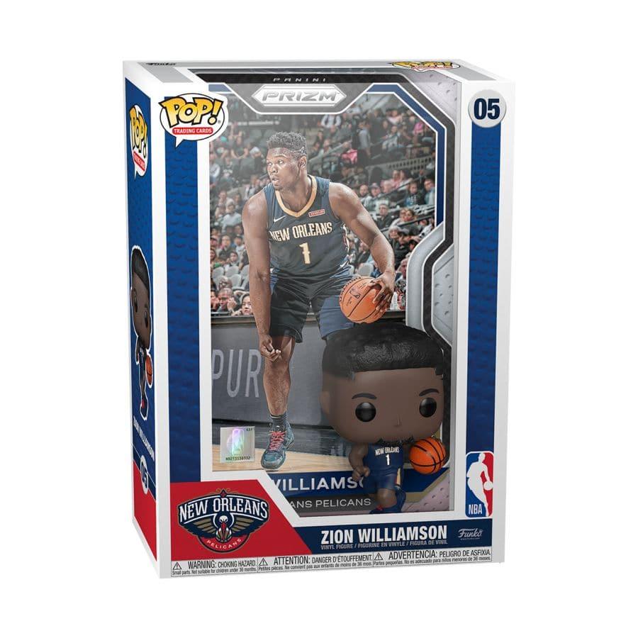 Zion Williamson New Orleans Pelicans Funko NBA Prizm Trading Card Figure - Navy