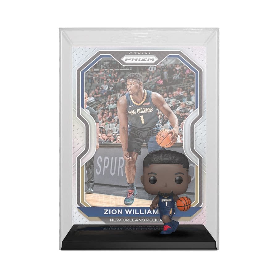 Zion Williamson New Orleans Pelicans Funko NBA Prizm Trading Card Figure - Navy