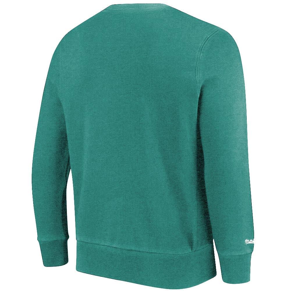 Miami Dolphins Mitchell & Ness NFL Champs Vintage Crew Jumper - Faded Teal