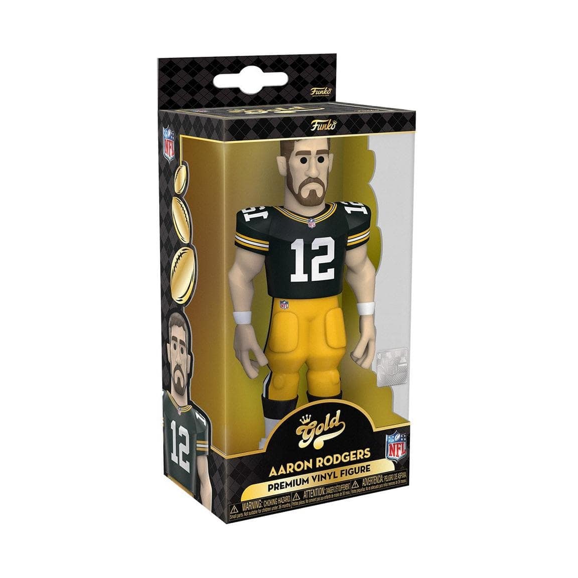 Aaron Rodgers Green Bay Packers Funko NFL 5" Vinyl Gold Figure