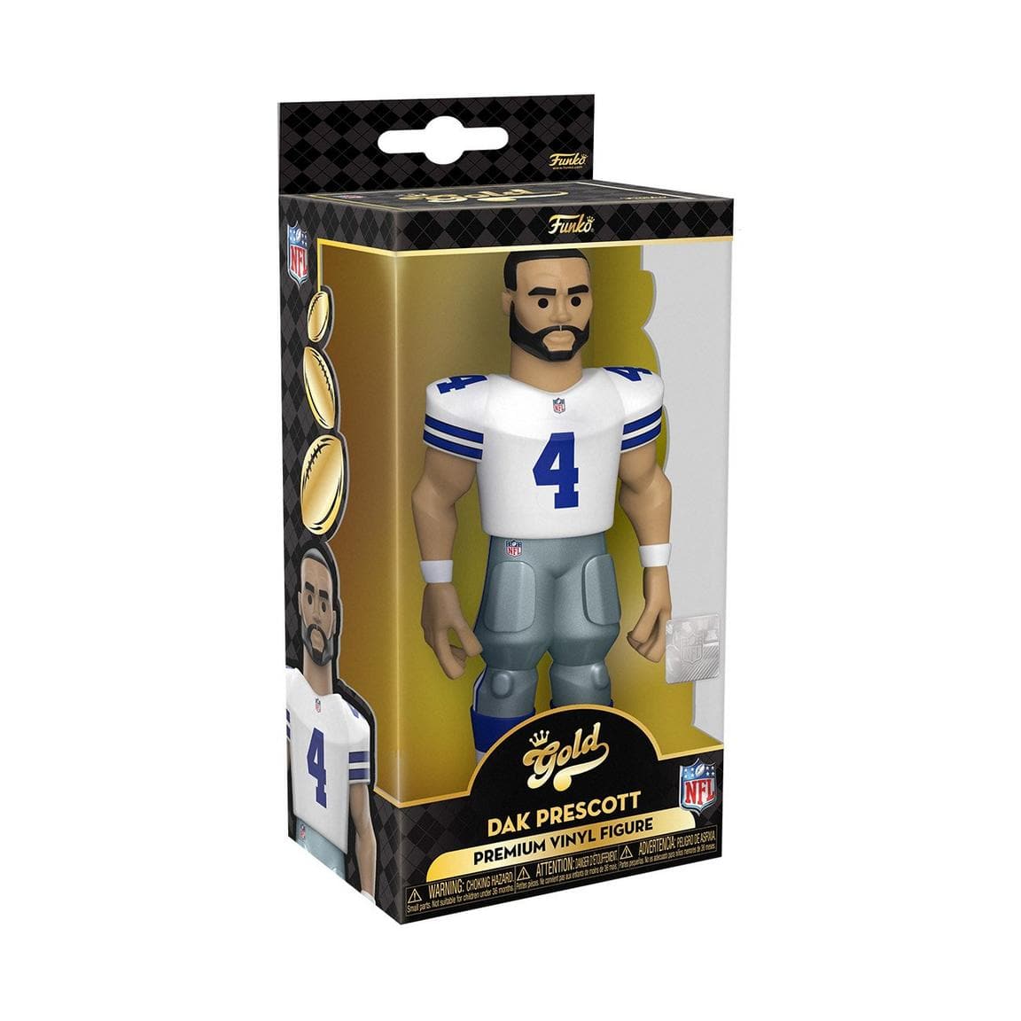 Dak Prescott Dallas Cowboys Funko NFL 5" Vinyl Gold Figure