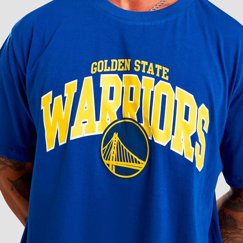 Golden State Warriors NBA Essentials Team Arch T-Shirt - Blue