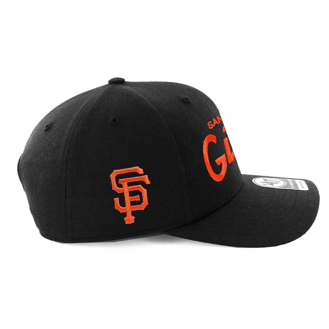 San Francisco Giants ‘47 MLB Replica Script MVP DP Pre-Curved Snapback Hat - Black