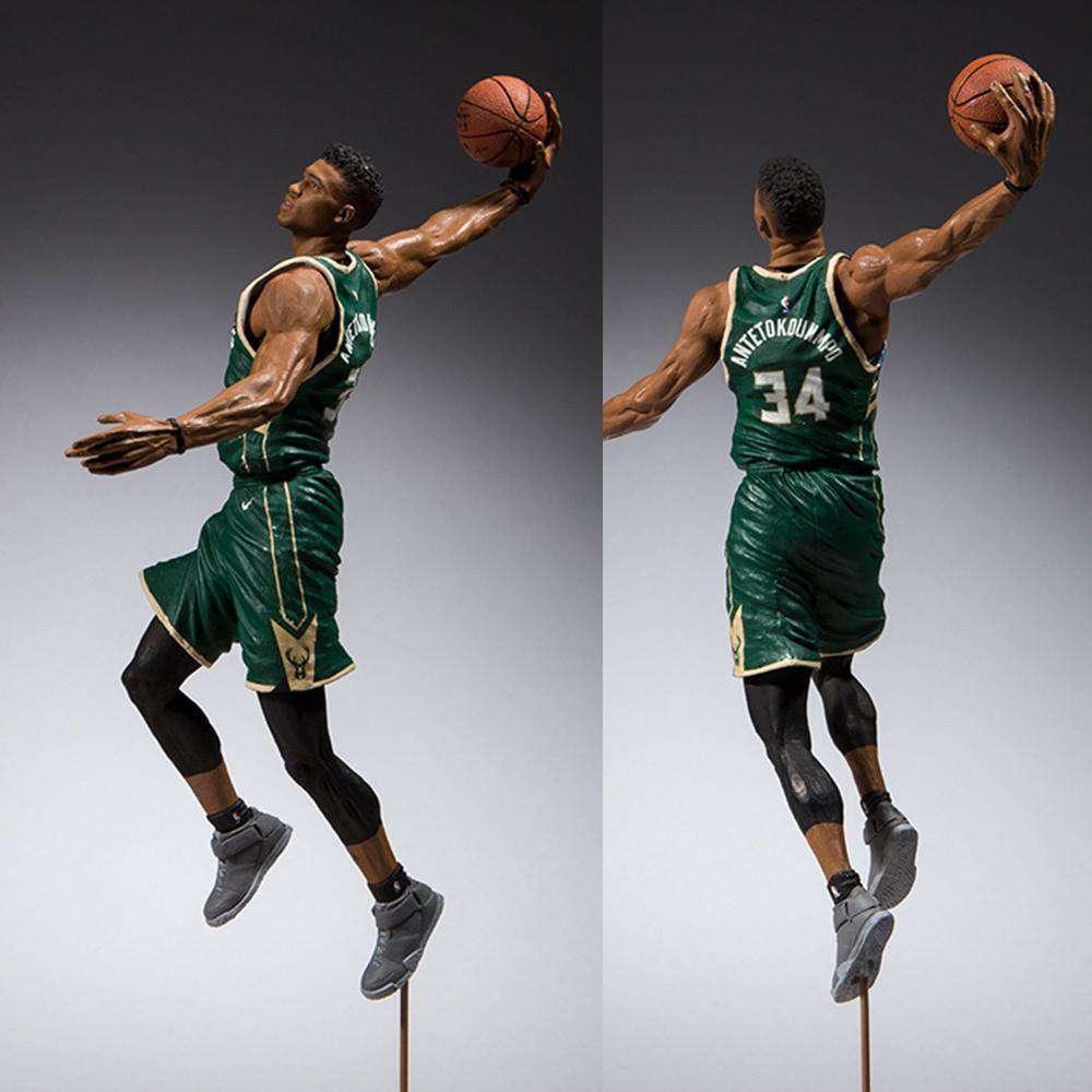 Giannis Antetokuonmpo Milwaukee Bucks McFarlane NBA 2K19 Series 7" Figure - Green