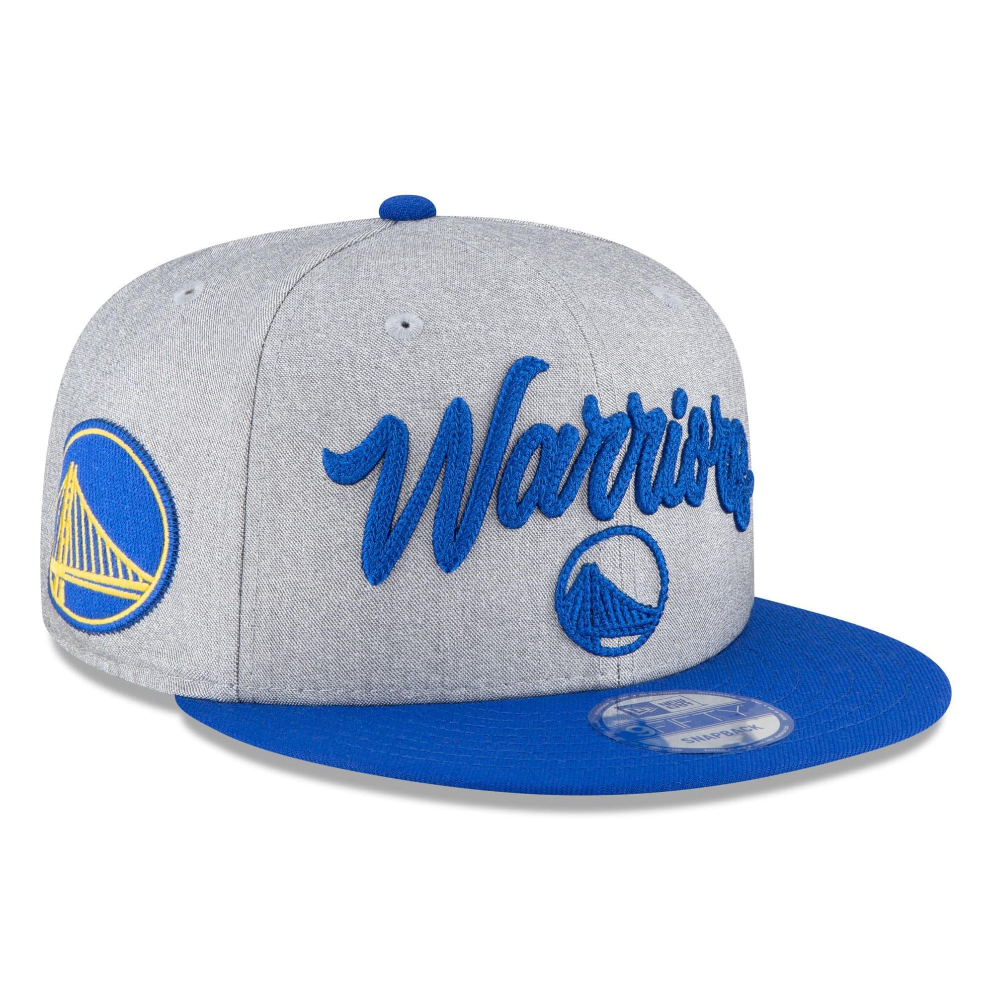 Golden State Warriors New Era 2020 NBA Draft 9FIFTY Snapback Hat - Heather Grey