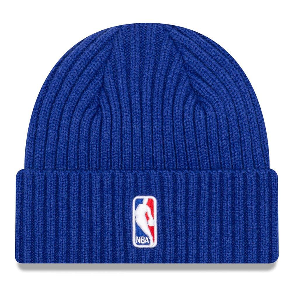 Golden State Warriors New Era NBA 2020 Tip-Off Cuffed Knit Beanie - Blue