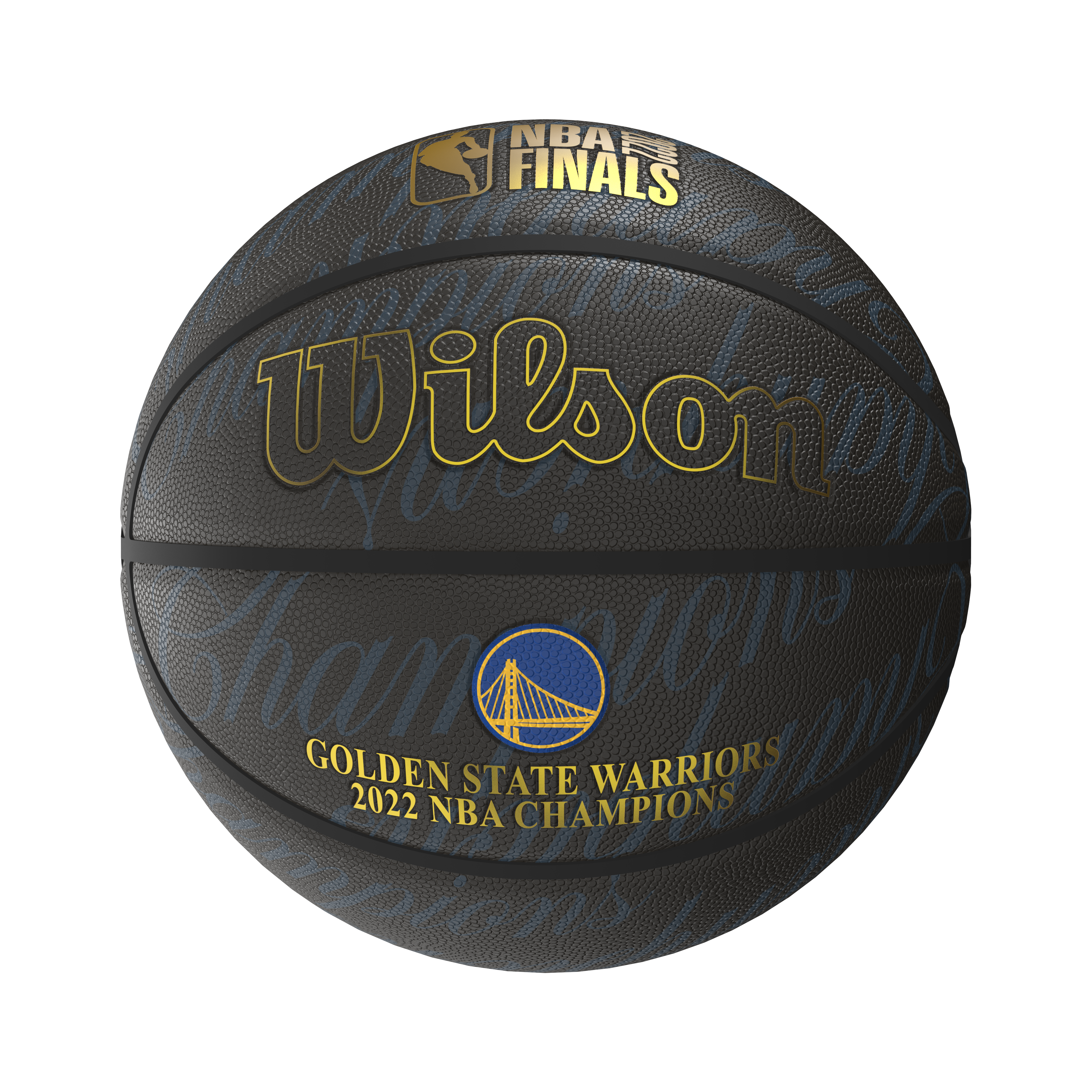 Golden State Warriors Wilson NBA 21-22 Champions Full Size Basketball Ball - Size 7