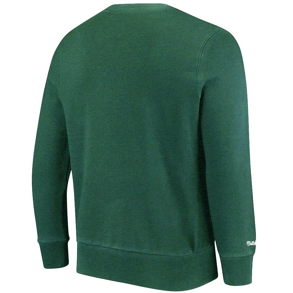 Seattle Supersonics Mitchell & Ness NBA HWC Jersey Wordmark Vintage Crew Jumper - Faded Green