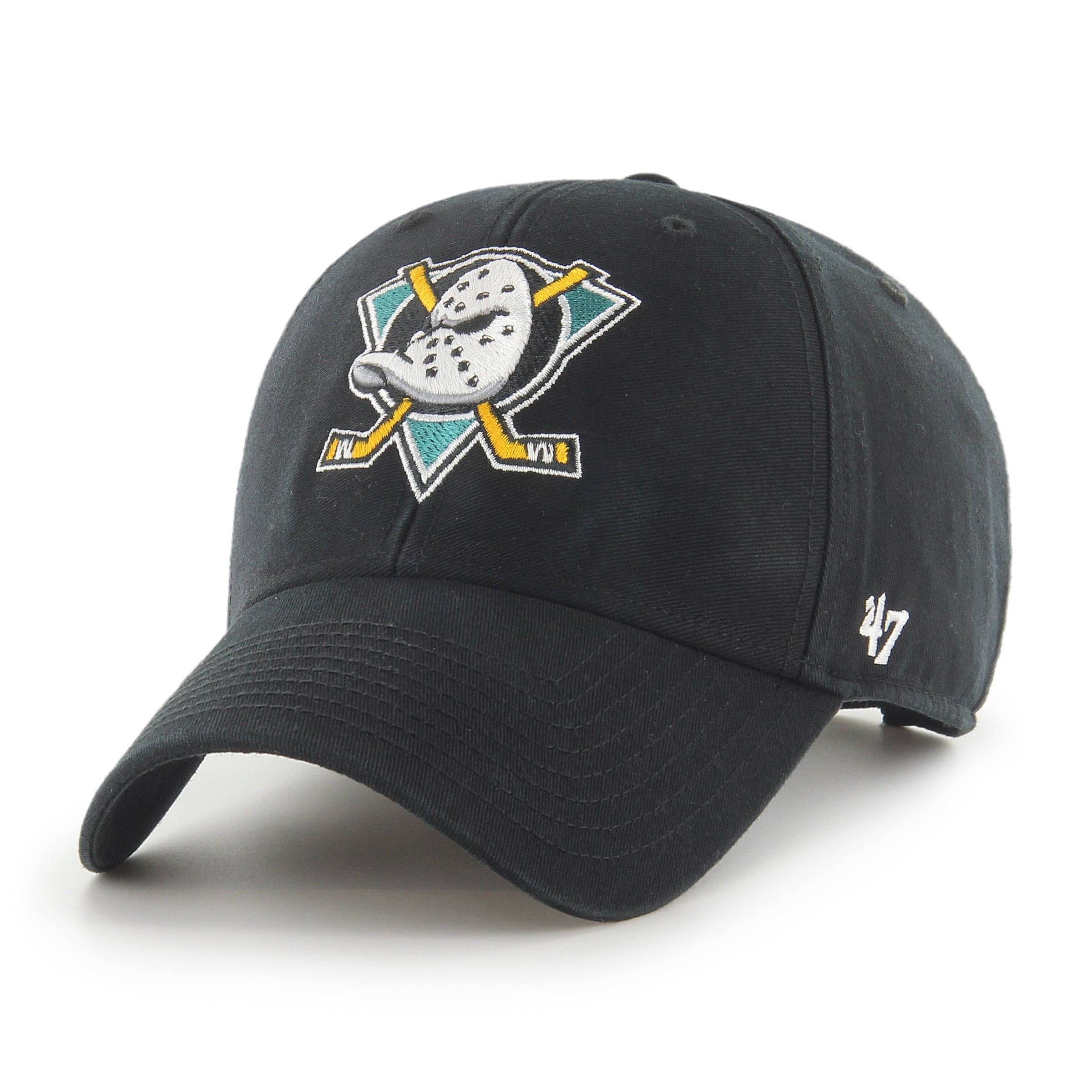 Anaheim Mighty Ducks '47 NHL Team Legend Strapback Hat - Black