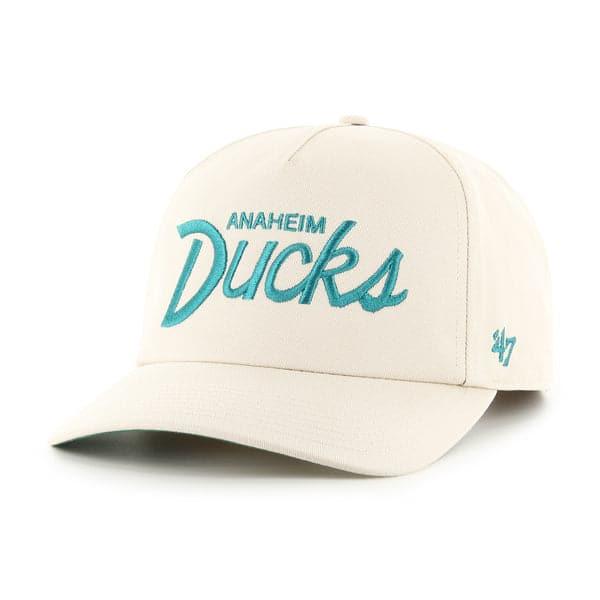 Anaheim Mighty Ducks '47 NHL Team Script Nantasket Pre-Curved Snapback Hat - Bone