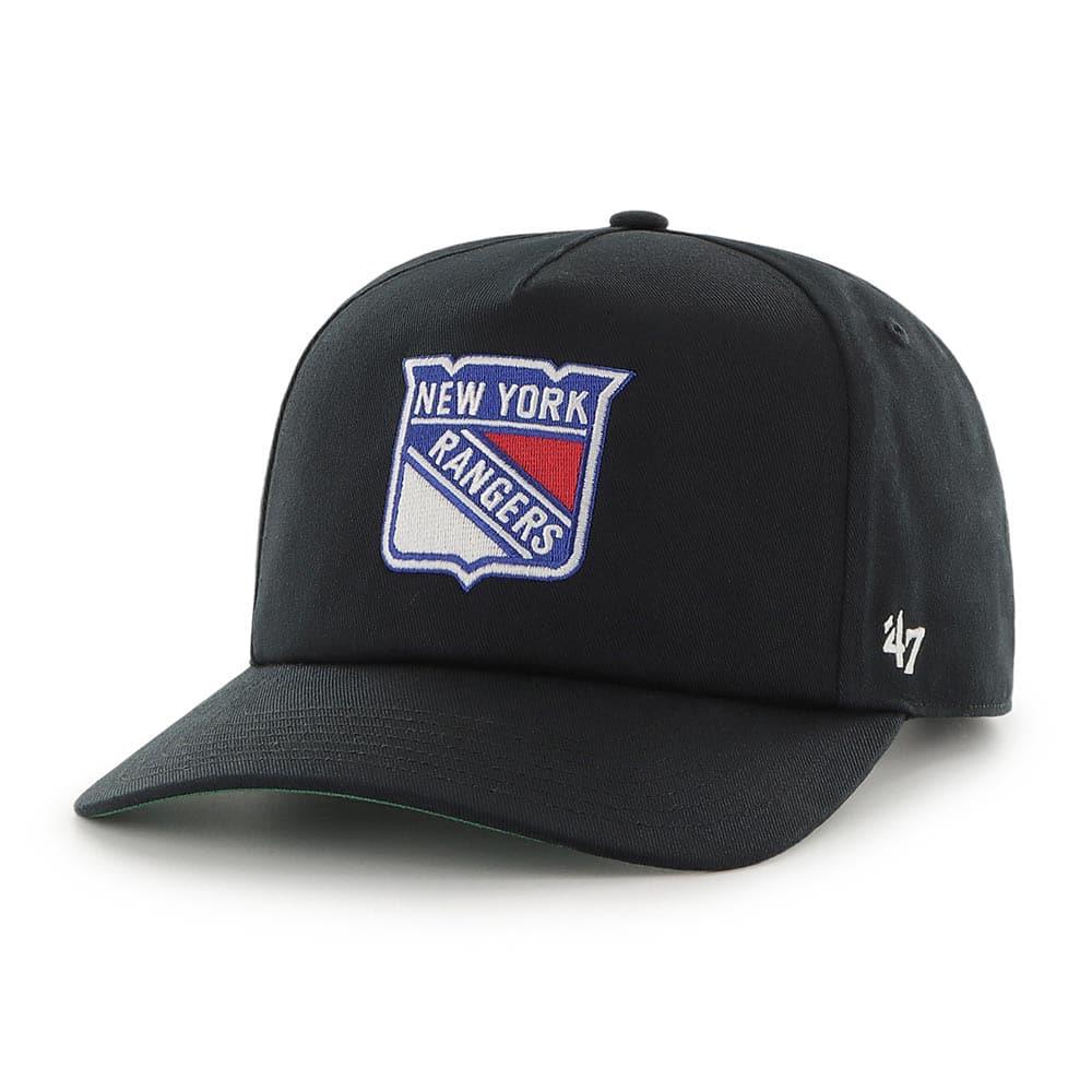 New York Rangers '47 NHL Team Nantasket Pre-Curved Snapback Hat - Black