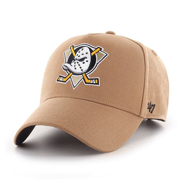 Anaheim Mighty Ducks '47 NHL Team MVP DT Snapback Hat - Camel