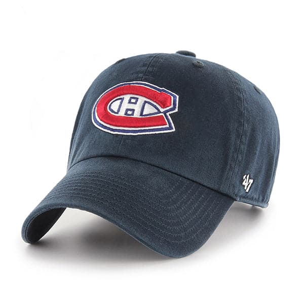 Montreal Canadiens Navy '47 NHL Team Clean Up Strapback Hat - Navy