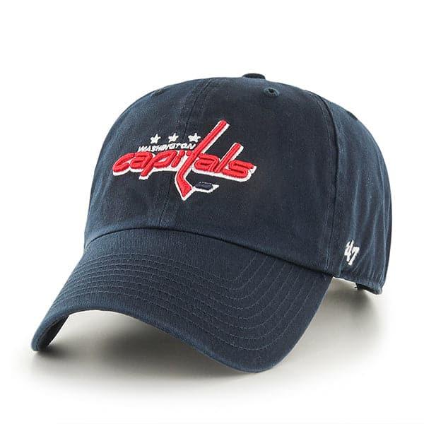 Washington Capitals Navy '47 NHL Team Clean Up Strapback Hat - Navy
