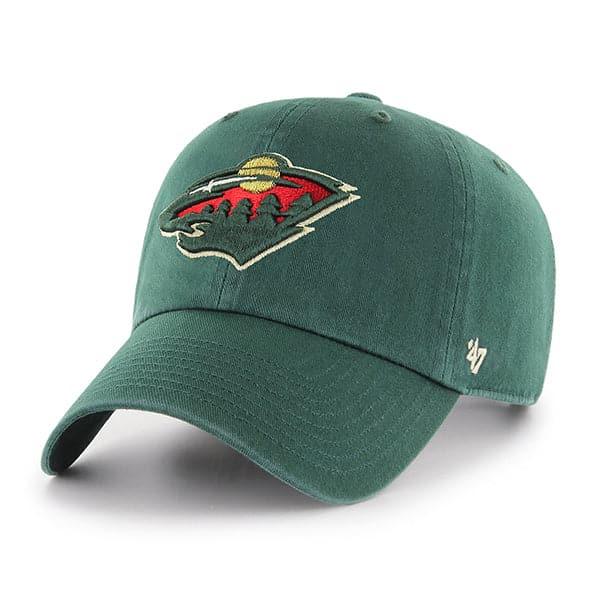 Minnesota Wild '47 NHL Team Clean Up Strapback Hat - Green