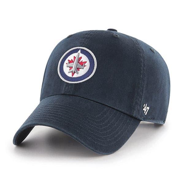 Winnipeg Jets '47 NHL Team Clean Up Adjustable Strapback Hat - Navy