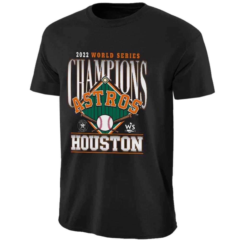 Houston Astros Majestic MLB 22 World Series Champions T-Shirt - Black
