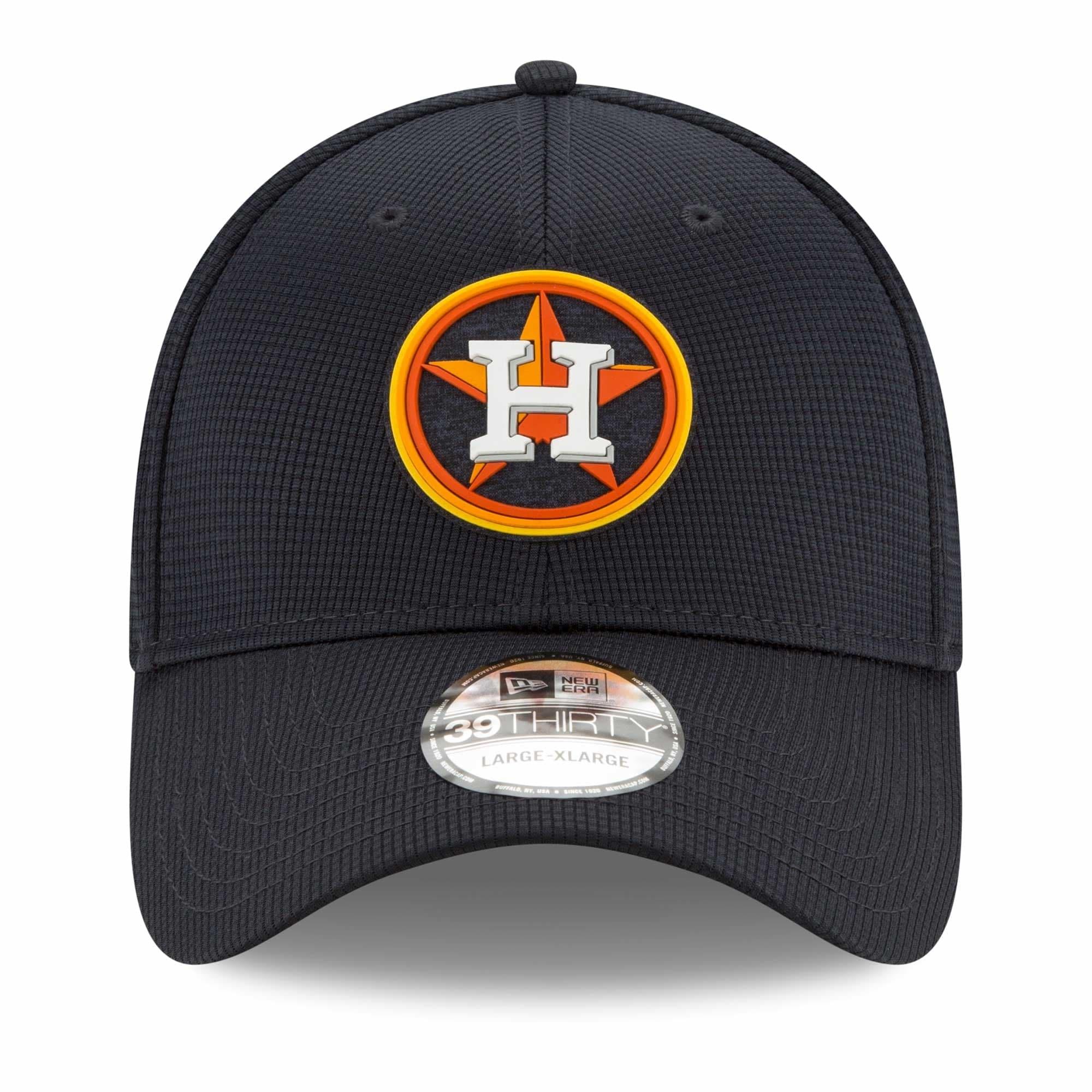 Houston Astros New Era MLB Clubhouse 39THIRTY Flex Fit Curve Hat - Navy