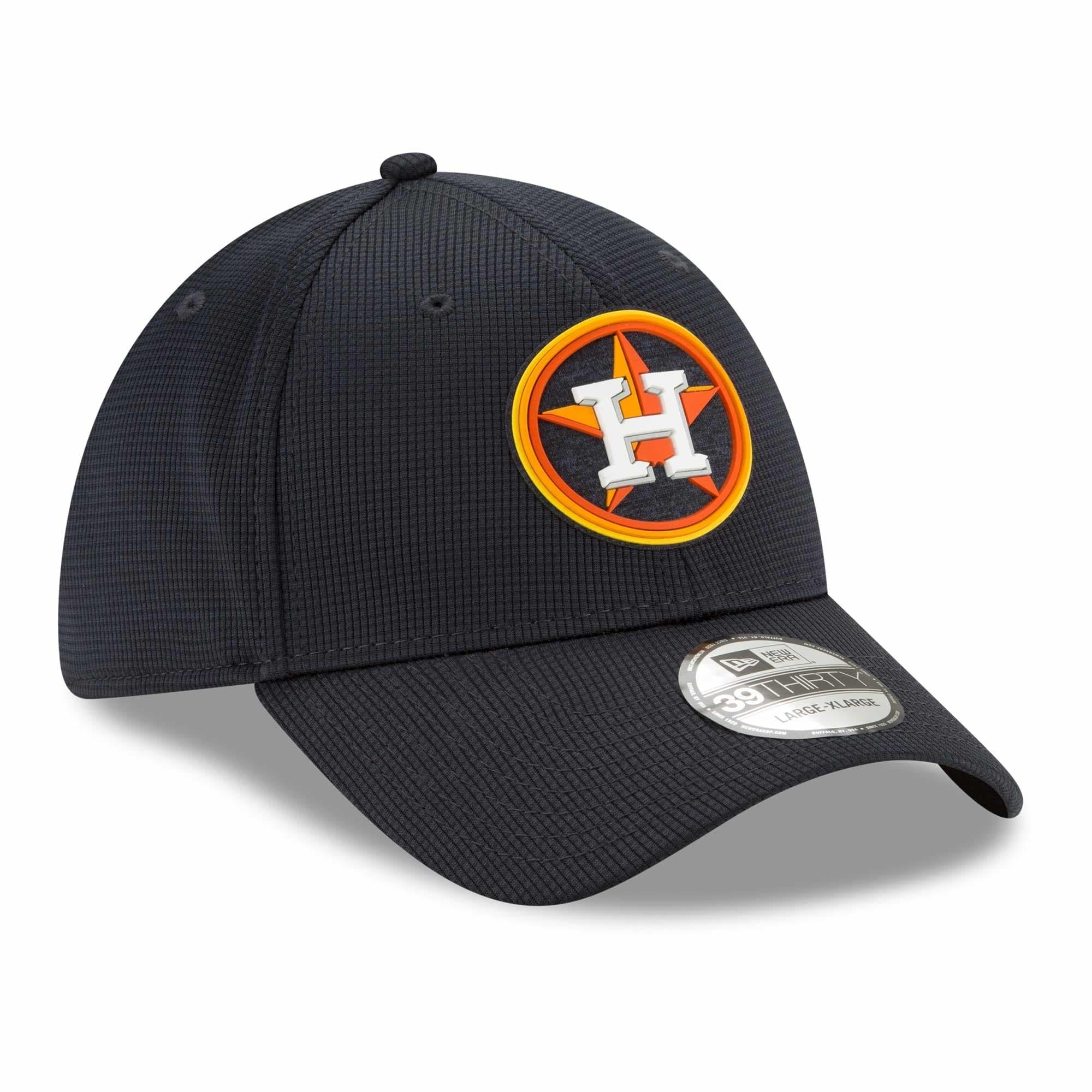 Houston Astros New Era MLB Clubhouse 39THIRTY Flex Fit Curve Hat - Navy