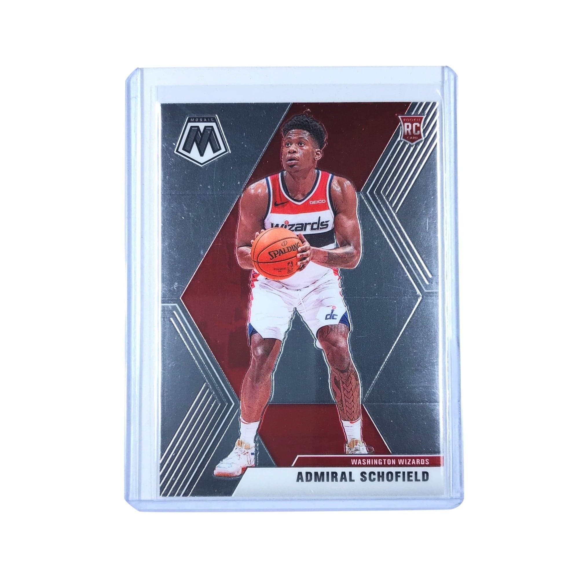 Admiral Schofield Washington Wizards 2019-20 Panini Mosaic NBA Rookie Card