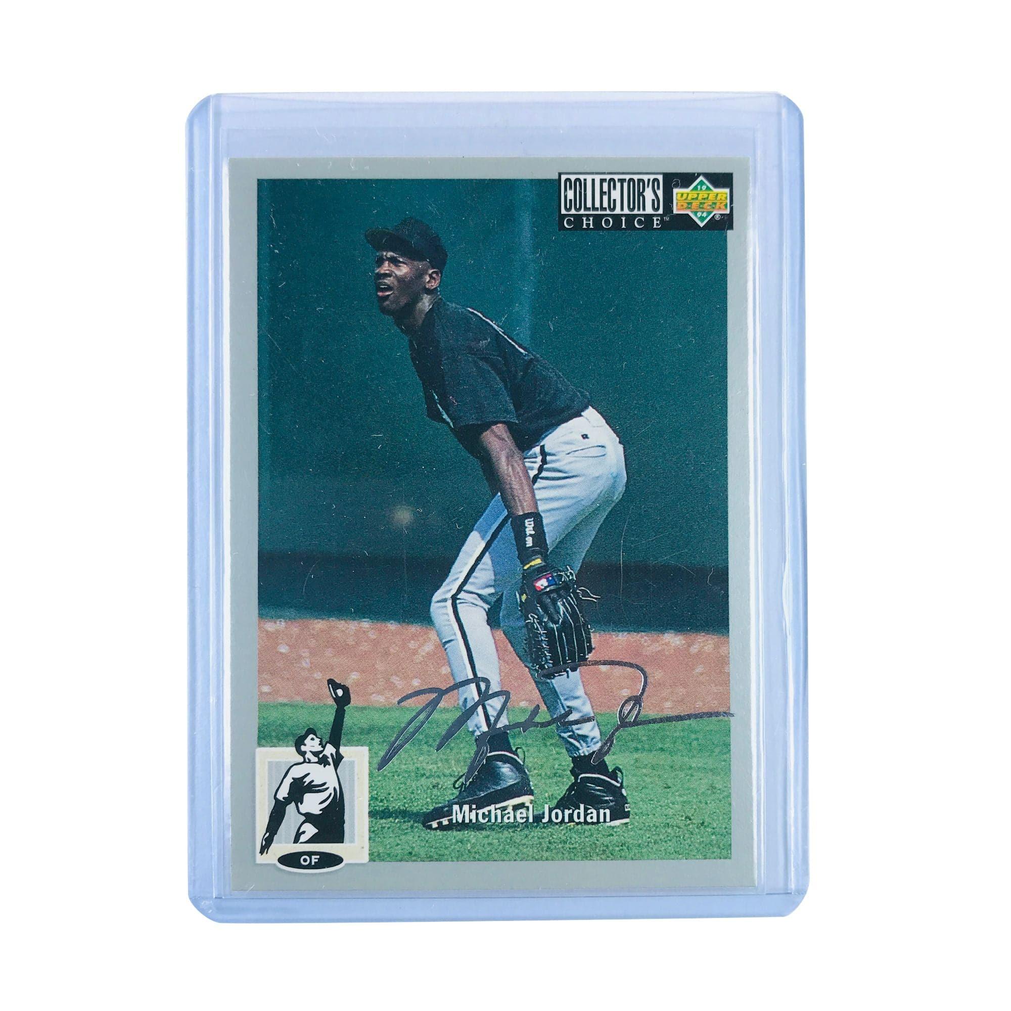 Michael Jordan Chicago White Sox Upper Deck 94 MLB Silver Signature Card