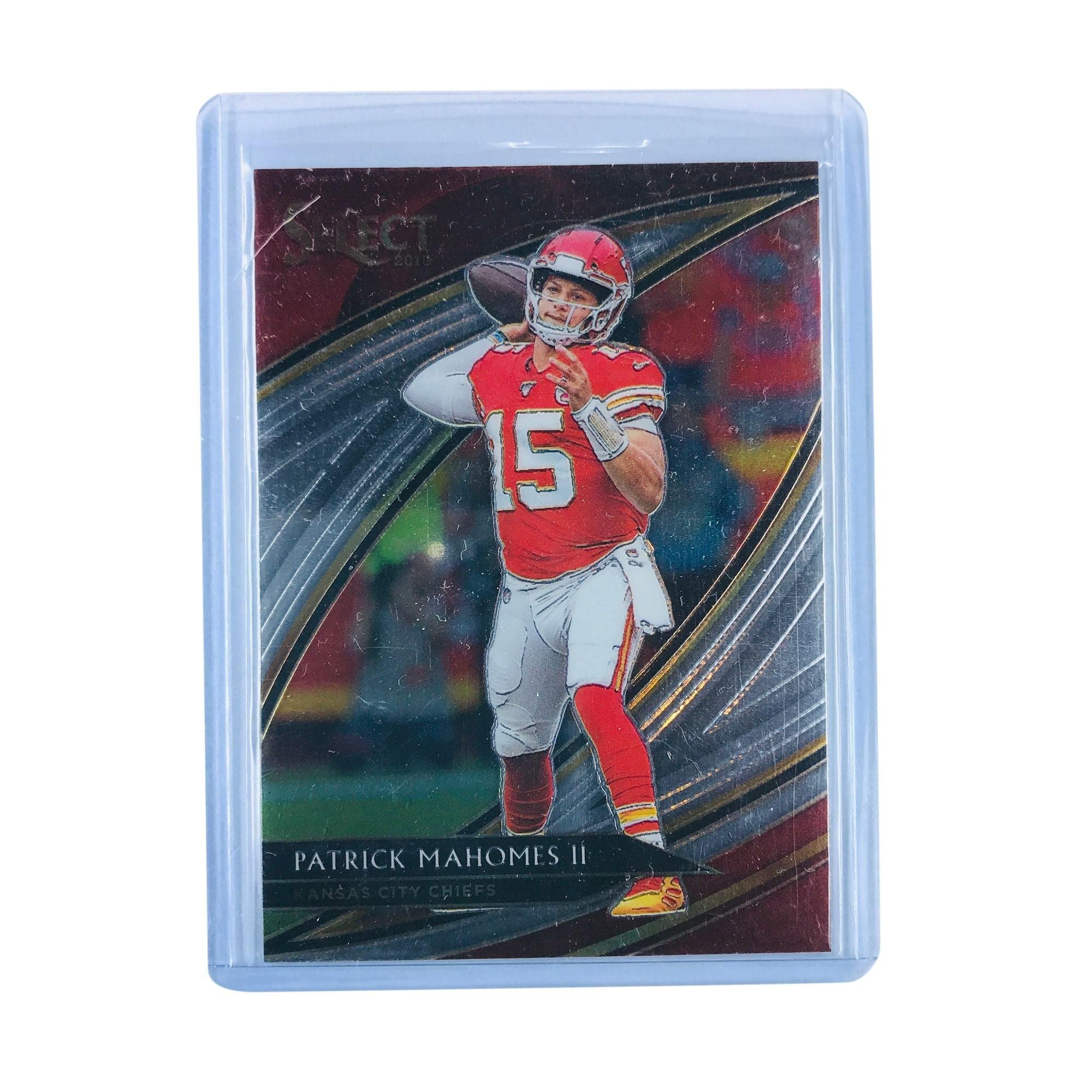 Patrick Mahomes Kansas City Chiefs 2019 Panini Select NFL Field Level 202 Card