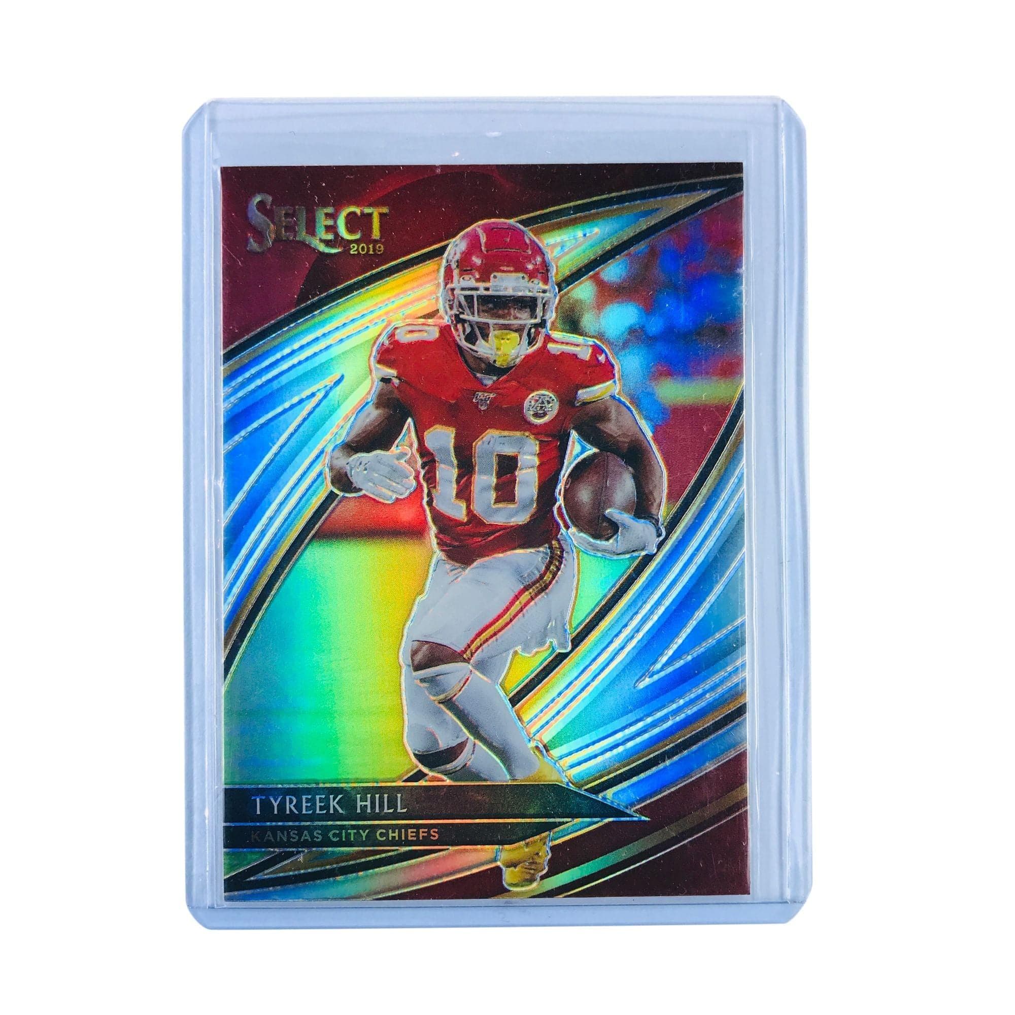 Tyreek Hill Kansas City Chiefs 2019 Panini Select NFL Silver Field Level 217 Card