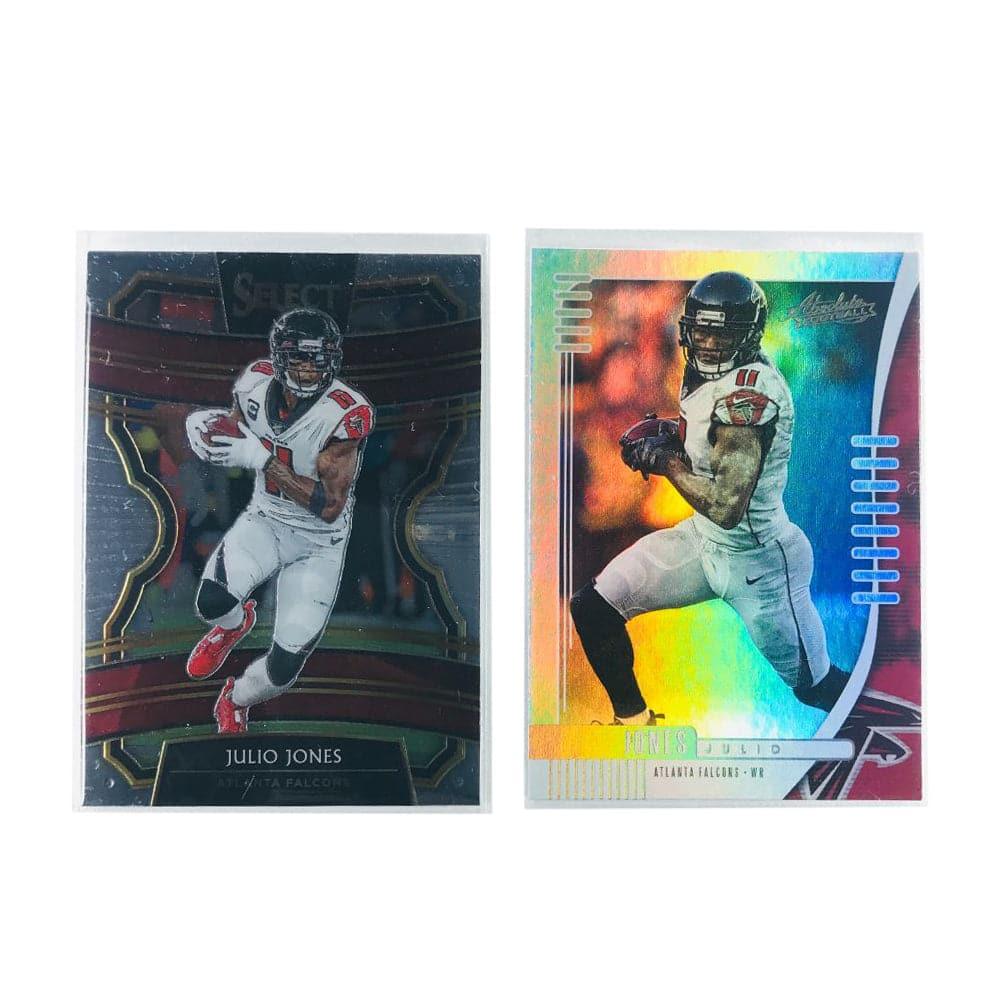 Julio Jones Atlanta Falcons 2019 Panini NFL 2 Card Parallel Set