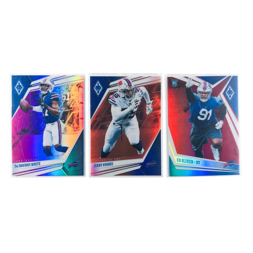 Buffalo Bills Panini NFL 3 Numbered Parallel Card Set