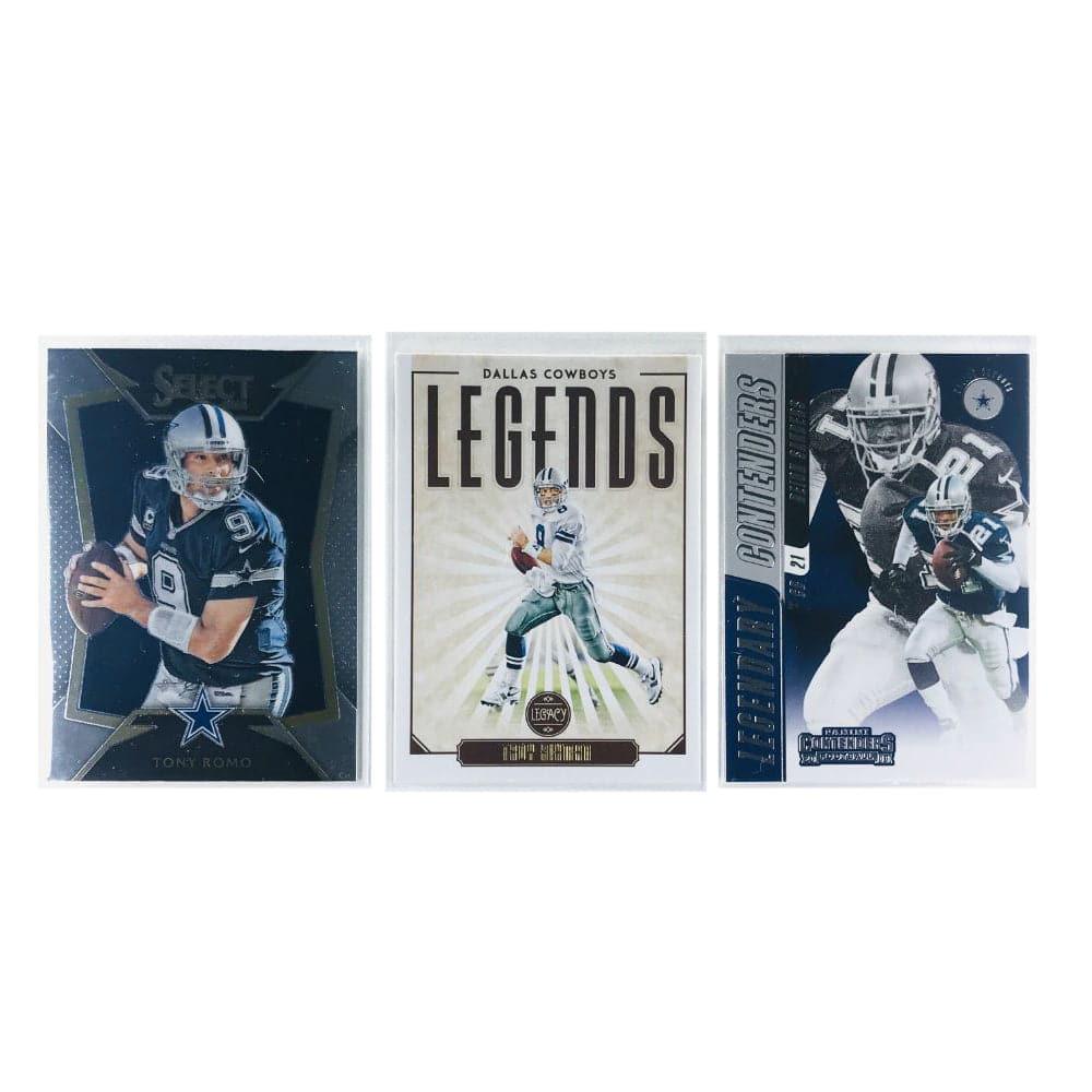 Dallas Cowboys Panini NFL 3 Card Legends Set