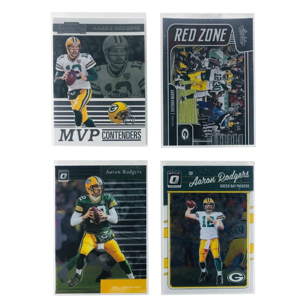 Aaron Rodgers Green Bay Packers Panini NFL 4 Insert Card Set