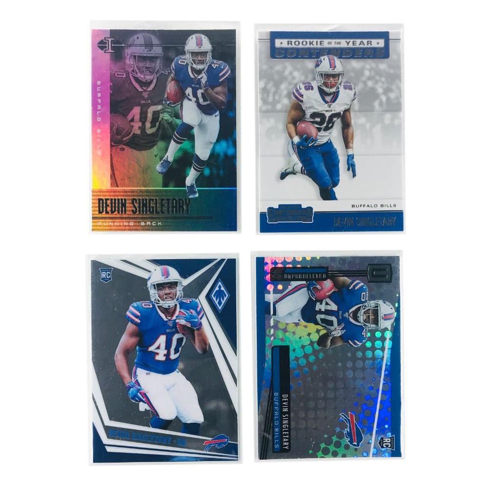 Devin Singletary Buffalo Bills Panini NFL 4 Premium Rookie Card Set
