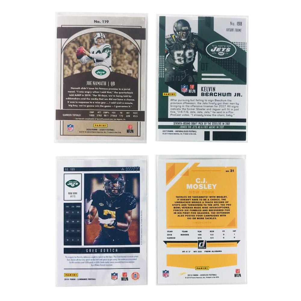 New York Jets Panini NFL 4 Numbered/Insert/Parellel Card Set