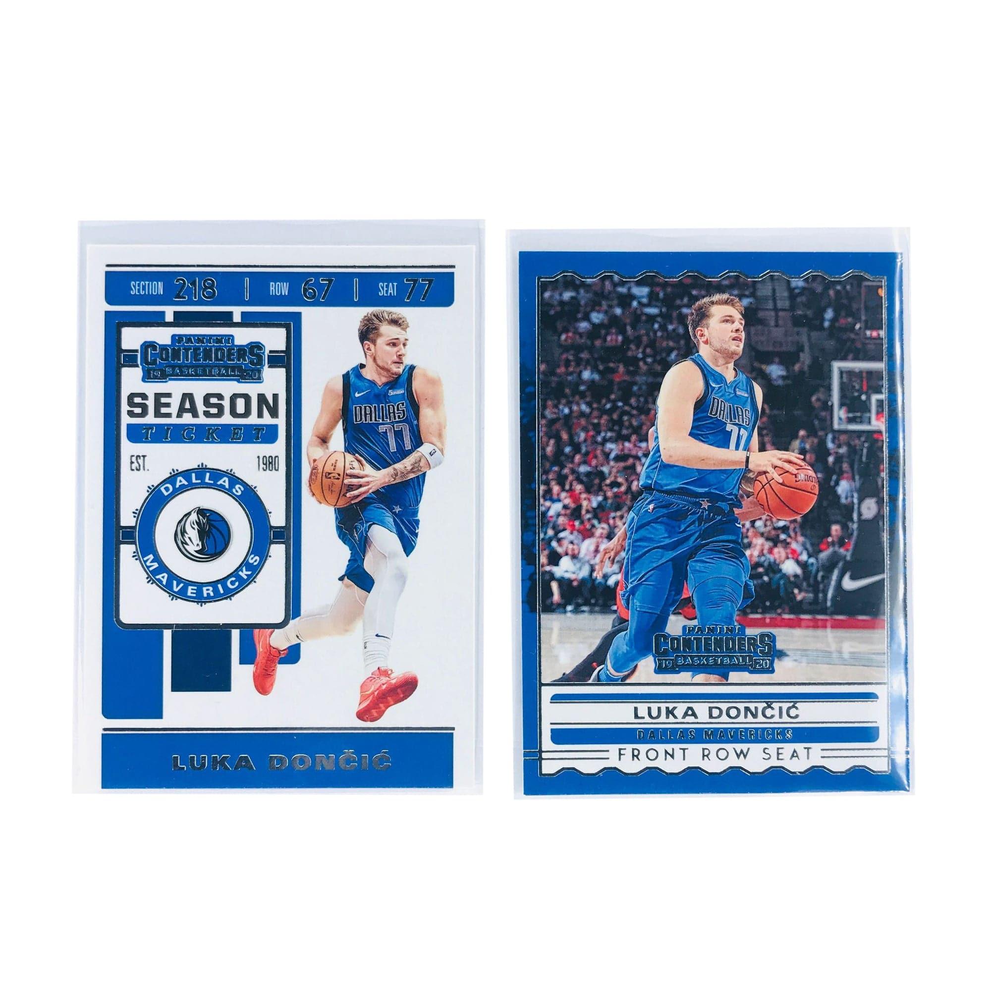 Luka Doncic Dallas Mavericks Panini NBA 2 Card Contenders Set