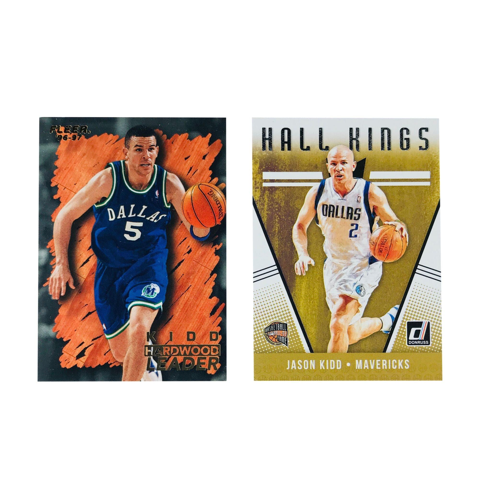 Jason Kidd Dallas Mavericks NBA 2 Card Insert Set