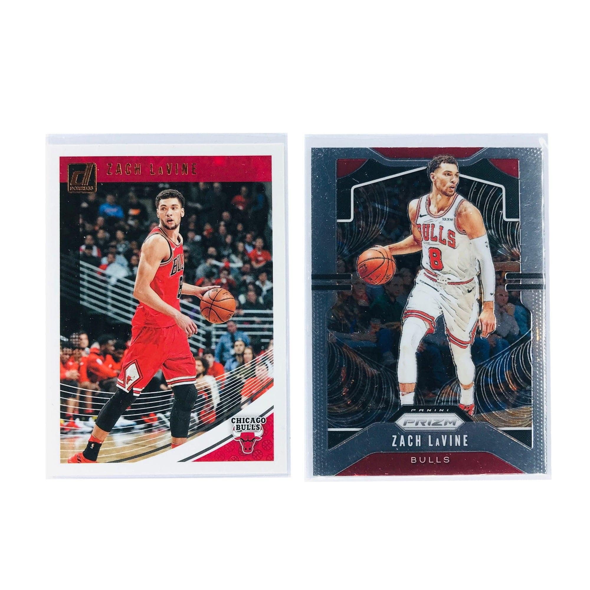 Zach Lavine Chicago Bulls Panini NBA 2 Card Base Set