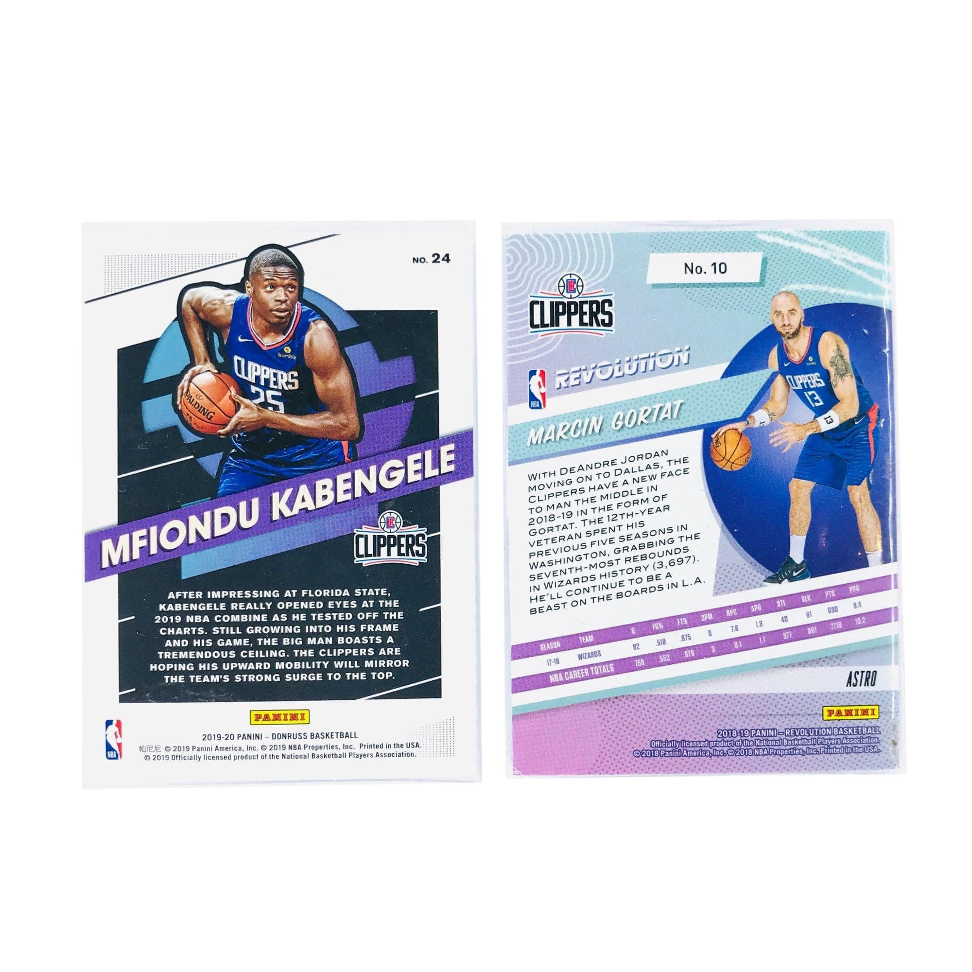 Los Angeles Clippers Panini NBA 2 Insert/Parallel Card Set