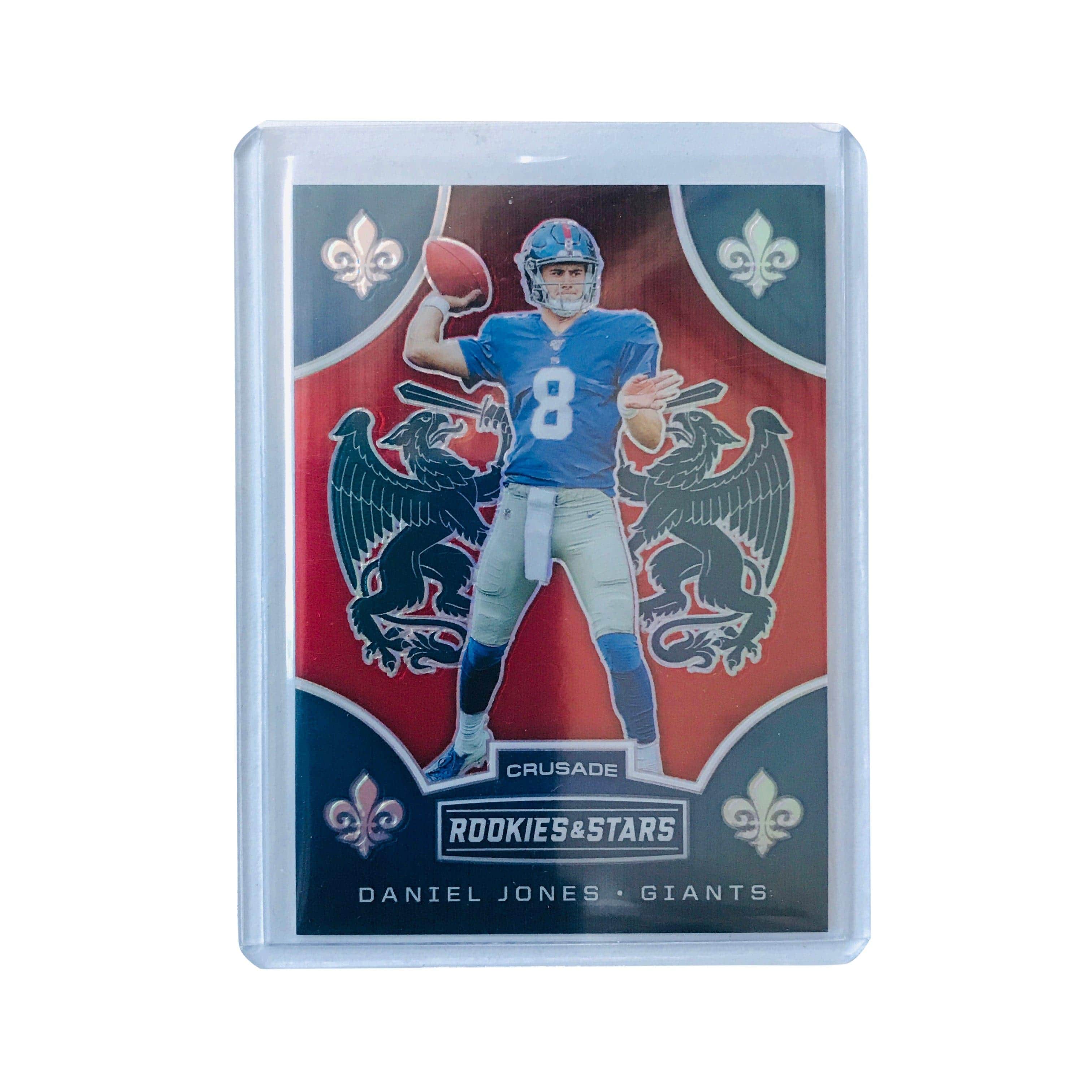 Daniel Jones New York Giants Panini Rookies Stars NFL Red Crusade /75 Rookie Card