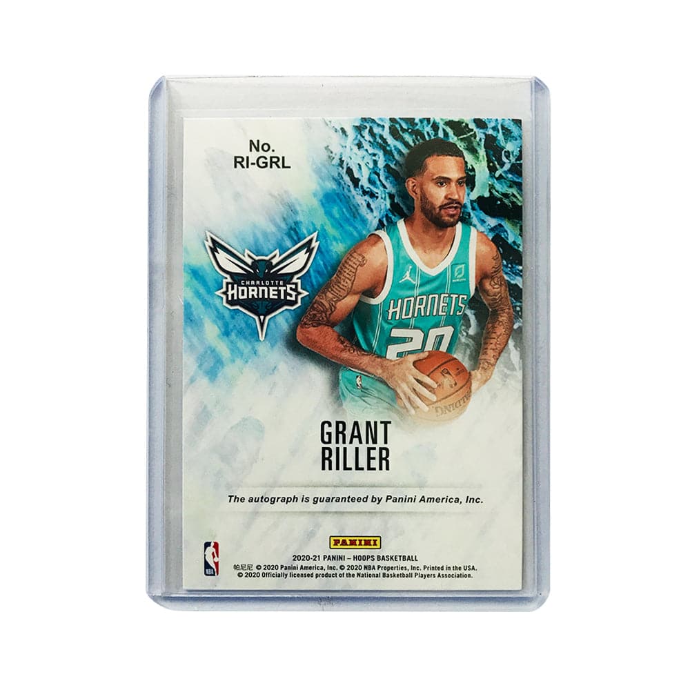 Grant Riller Charlotte Hornets Panini NBA Hoops Rookie Ink Auto Trading Card