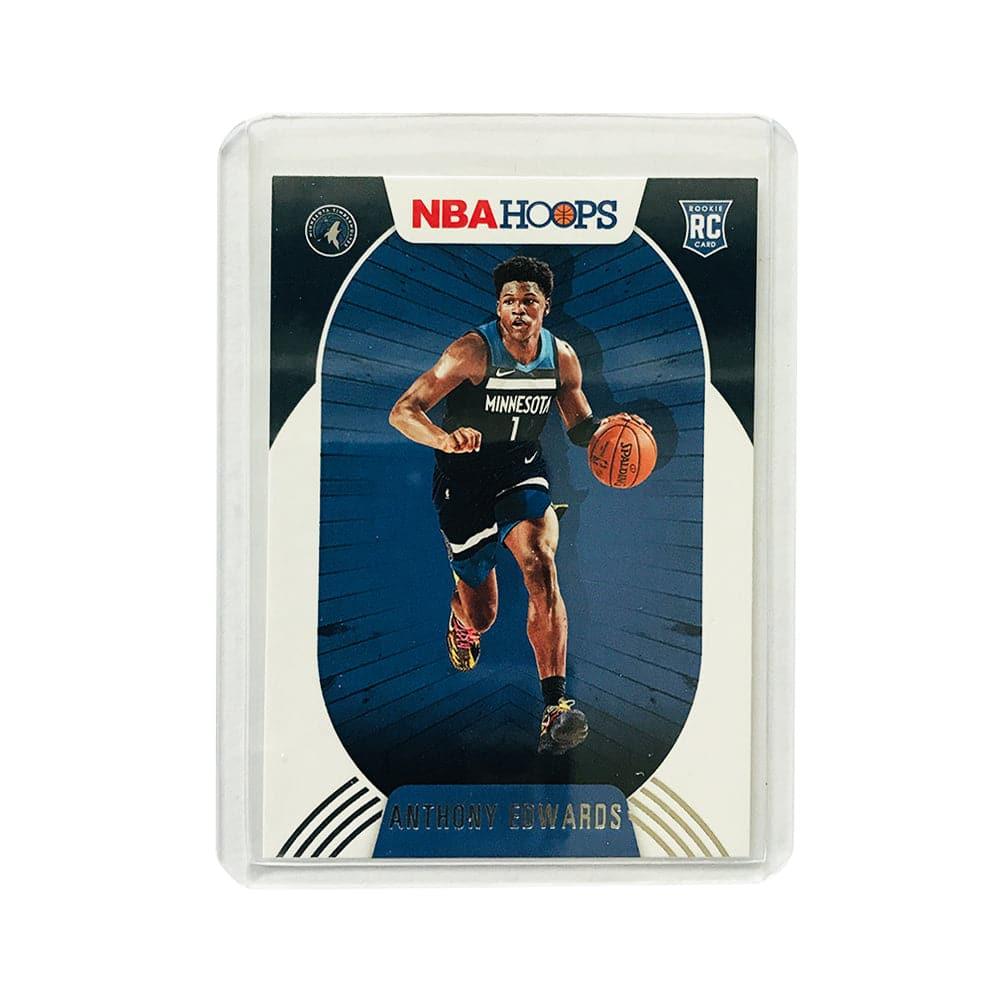 Anthony Edwards Minnesota Timberwolves Panini NBA 20-21 Hoops Rookie 216 Base Card