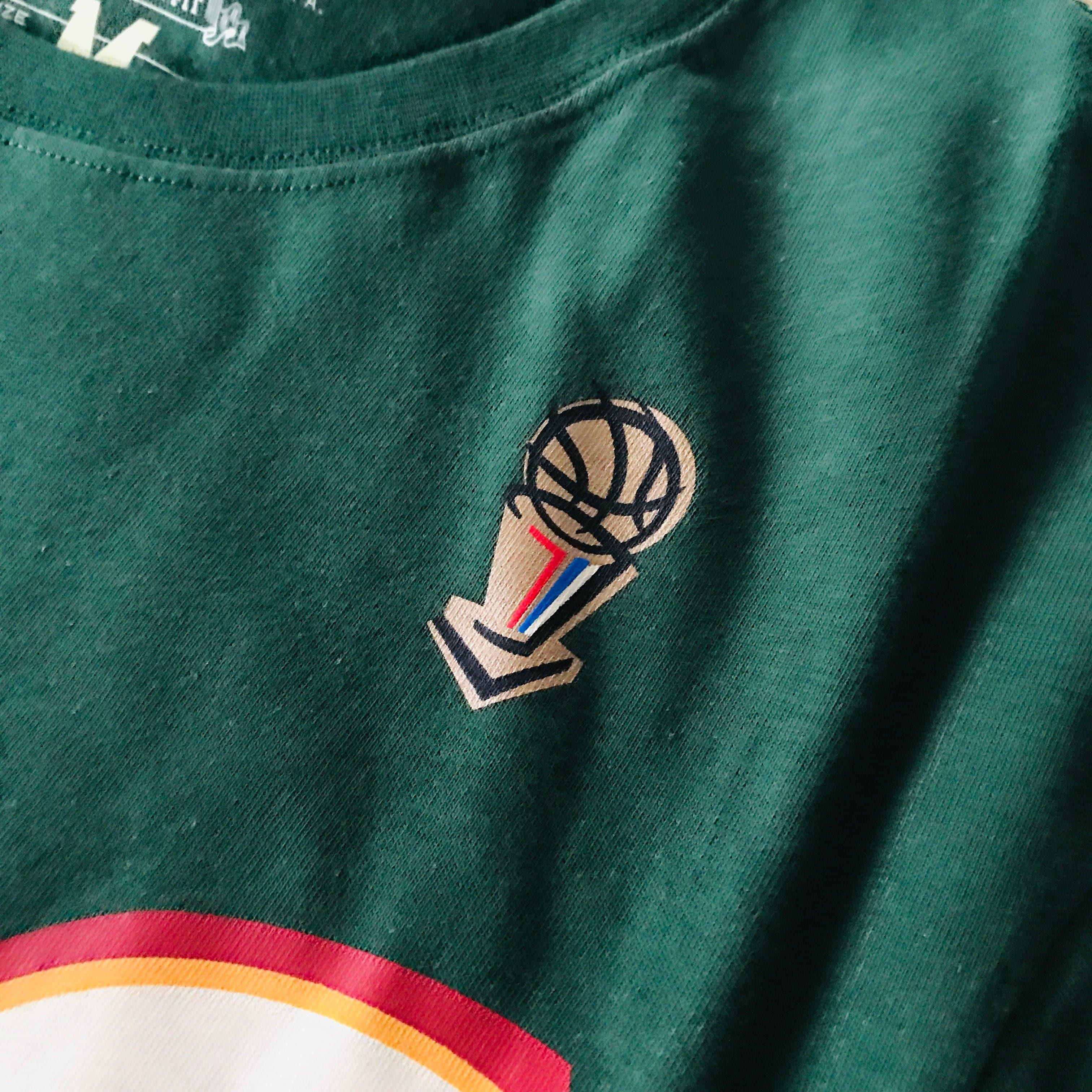 Gary Payton Seattle Supersonics Mitchell & Ness NBA HWC Name Number T-Shirt - Green