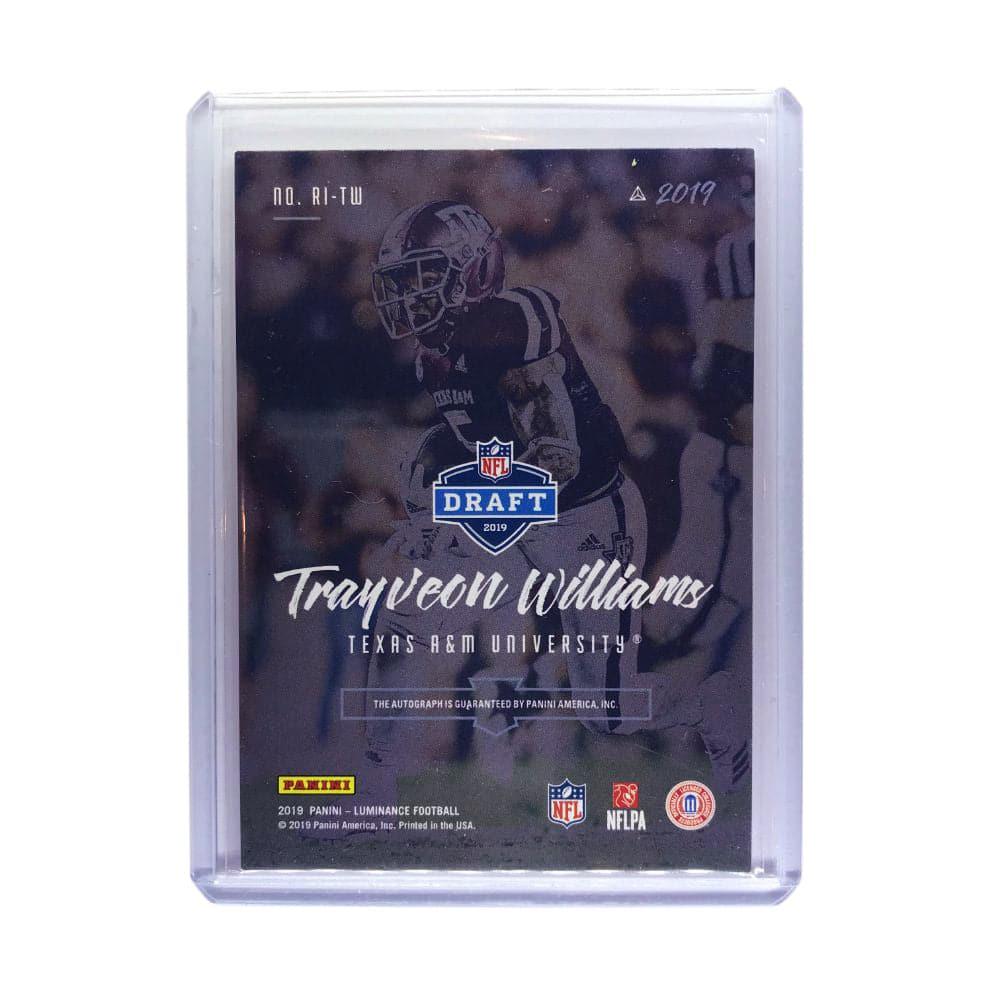 Trayveon Williams Cincinnati Bengals 2019 Panini Luminance NFL Auto Rookie Ink Card