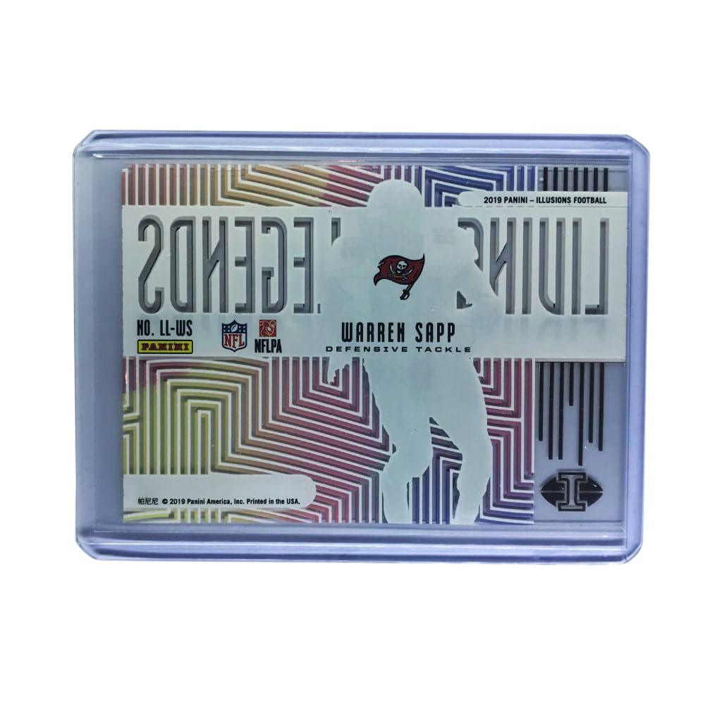 Warren Sapp Tampa Bay Buccaneers 2019 Panini Illusions NFL Transparent Insert Card