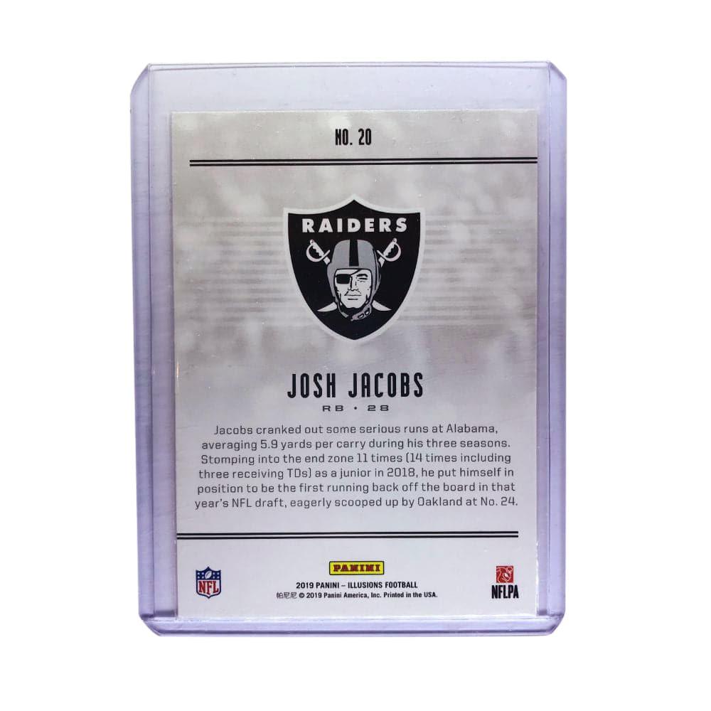 Josh Jacobs Las Vegas Raiders 2019 Panini Illusions NFL Rookie Card