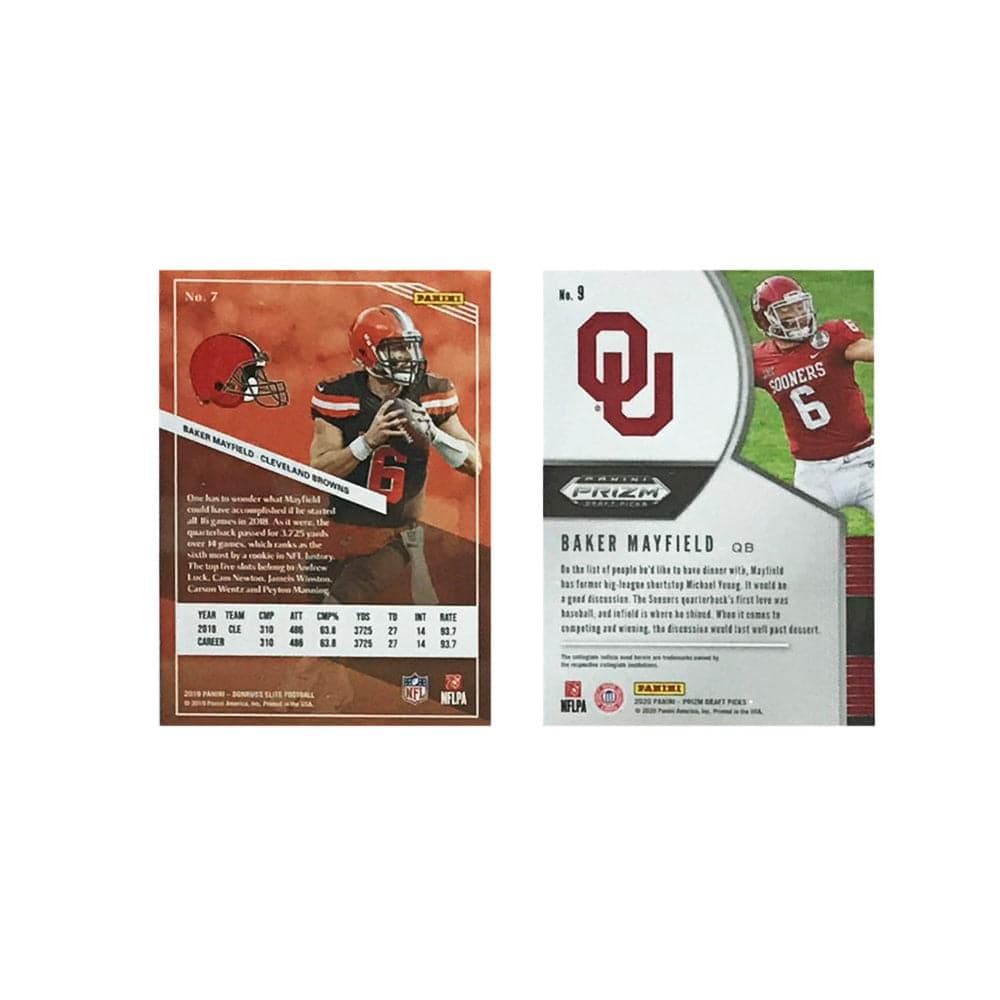 Baker Mayfield Cleveland Browns Panini NFL 2 Premium Card Set