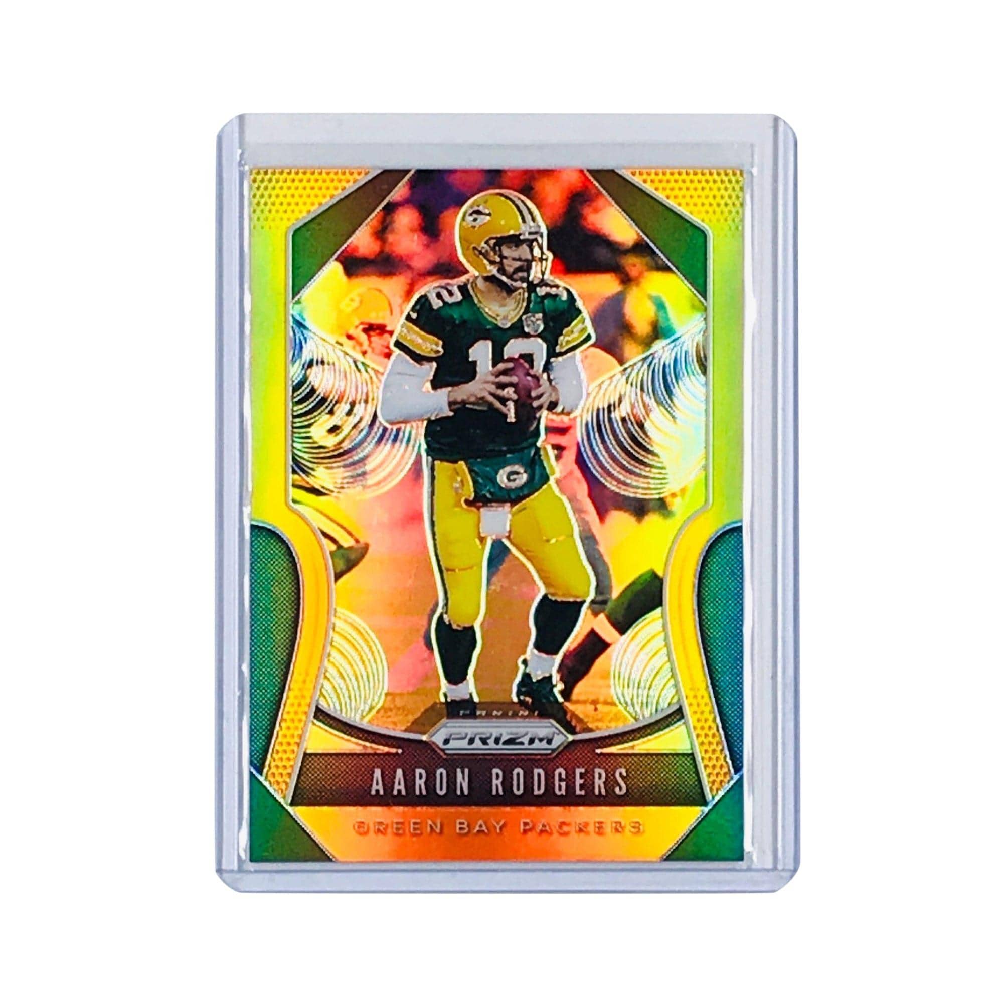 Aaron Rodgers Green Bay Packers 2019 Panini Prizm NFL Orange /249 Card