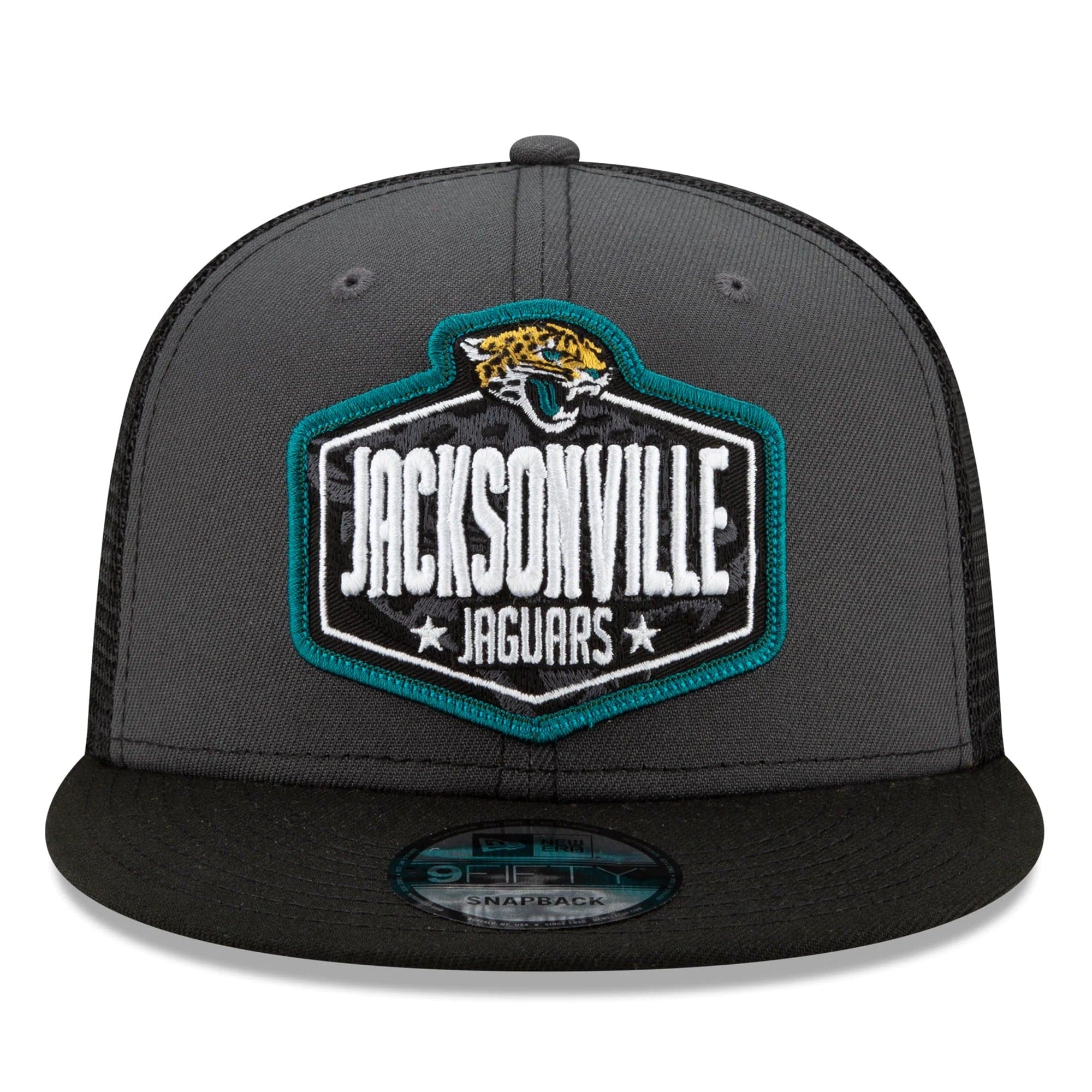 Jacksonville Jaguars New Era 2021 NFL Draft 9FIFTY Snapback Hat - Graphite