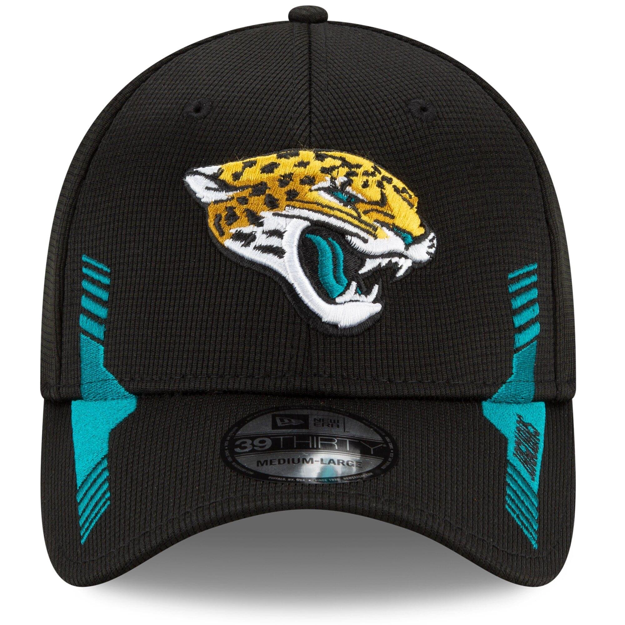 Jacksonville Jaguars New Era NFL 2021 Sideline Home 39THIRTY Flex Fit Hat - Black