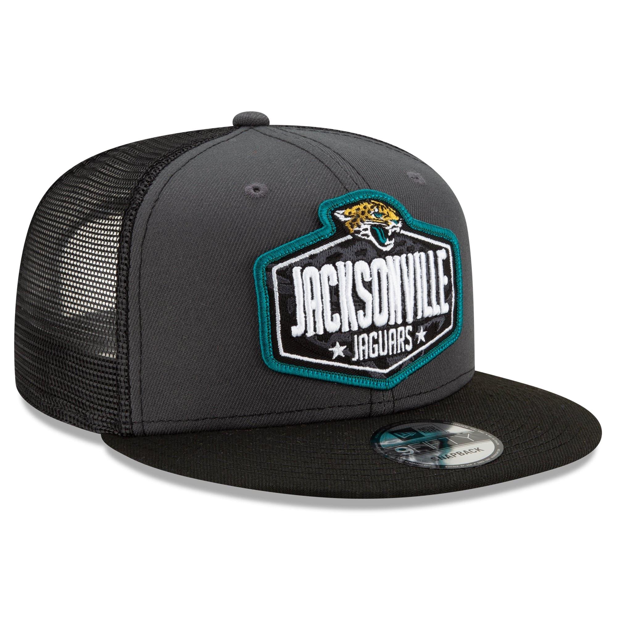 Jacksonville Jaguars New Era 2021 NFL Draft 9FIFTY Snapback Hat - Graphite