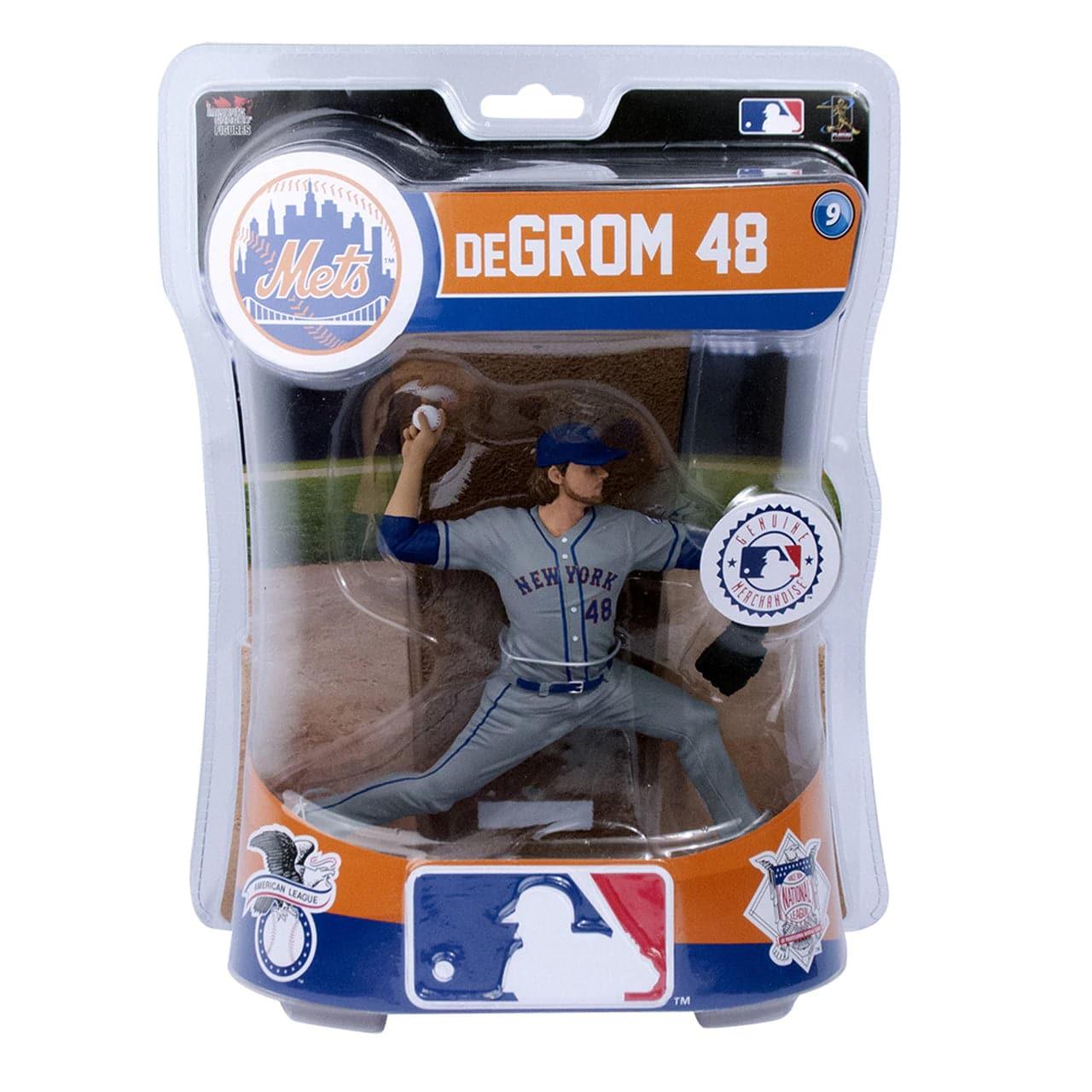 Jacob DeGrom New York Mets Imports Dragon MLB 6" Action Figure - Grey